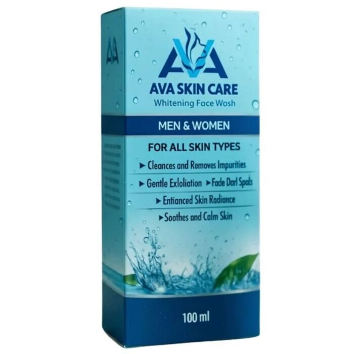 AVA Face Wash, Glycolic Acid & Vitamin-Enriched Brightening Cleanser - Image 5