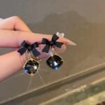 Bow Shape Korean Earrings 1