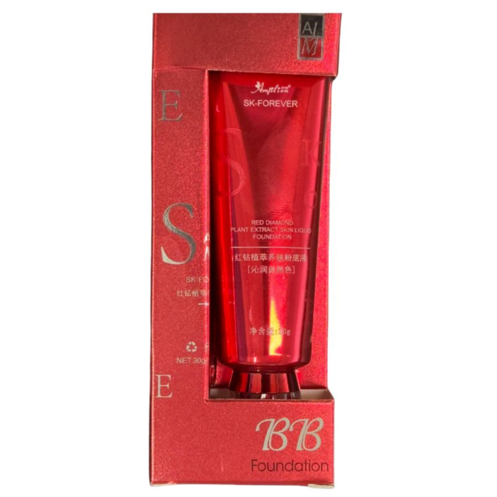 BB Waterproof Liquid Foundation 30g, Full Coverage Matte Finish - Image 3