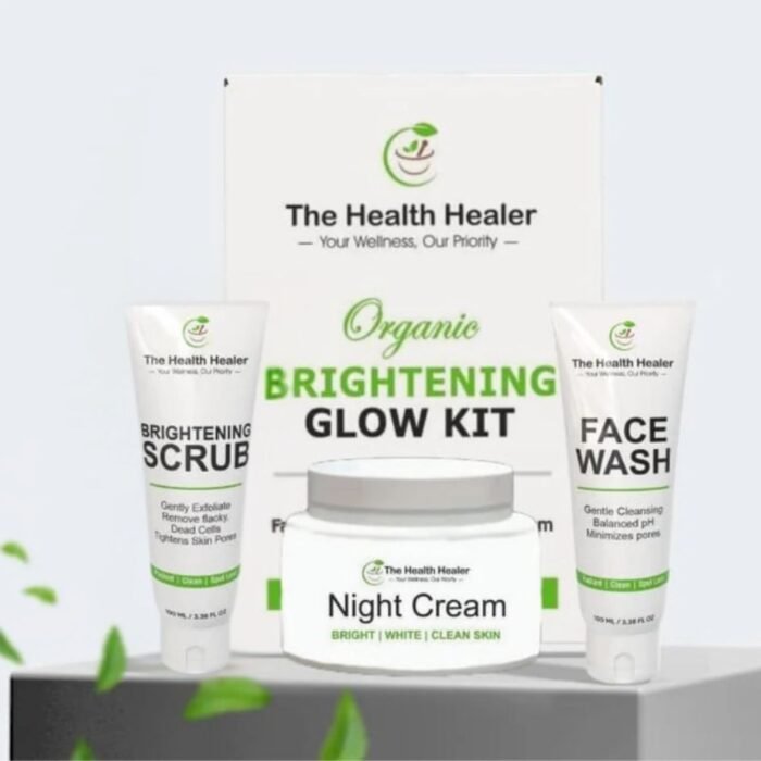 Health Healer Brightening Glow Kit, Face Wash, Scrub & Night Cream - Image 6