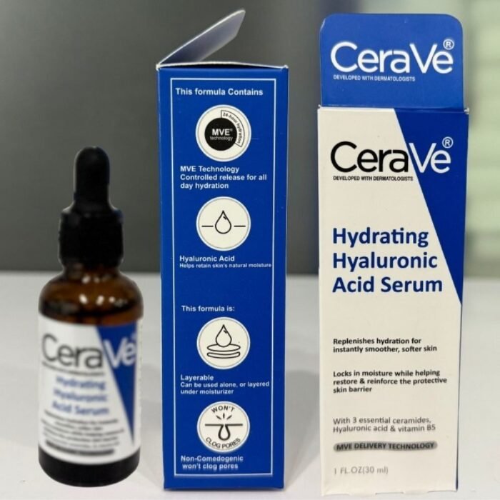 CeraVe Hyaluronic Acid Face Serum 30ml, Hydrating & Barrier Care - Image 4