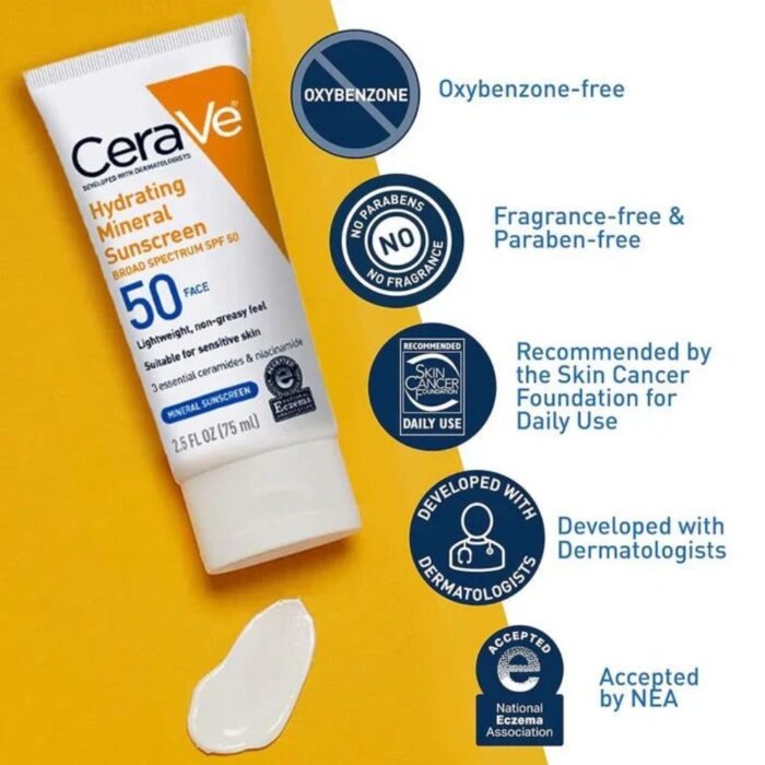 CeraVe 4,in,1 Skincare Kit, Cleanser, Serum, Sunblock & Night Cream, Complete Daily Skincare Routine - Image 2