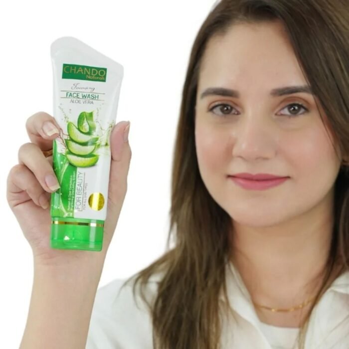 Chando Naturals Face Wash 100ml, Rice Milk, Aloe Vera, Charcoal, Neem, Mint & Lemon Cleansing Face Wash - Image 22