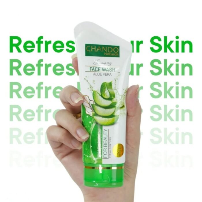 Chando Naturals Face Wash 100ml, Rice Milk, Aloe Vera, Charcoal, Neem, Mint & Lemon Cleansing Face Wash - Image 25