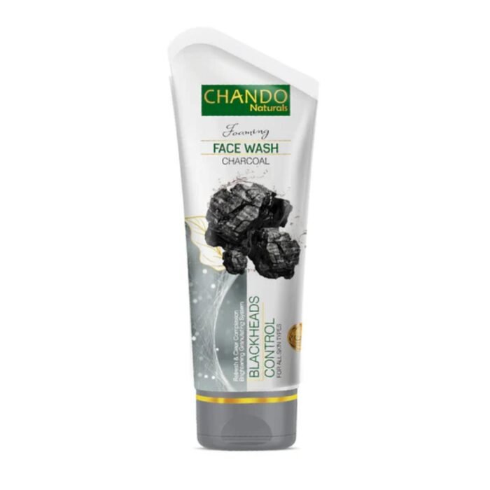 Chando Naturals Face Wash 100ml, Rice Milk, Aloe Vera, Charcoal, Neem, Mint & Lemon Cleansing Face Wash - Image 26
