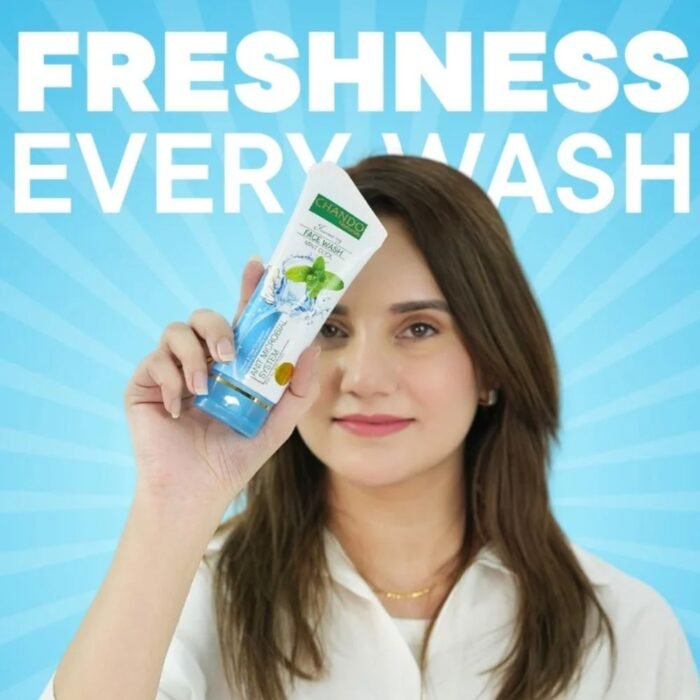 Chando Naturals Face Wash 100ml, Rice Milk, Aloe Vera, Charcoal, Neem, Mint & Lemon Cleansing Face Wash - Image 15