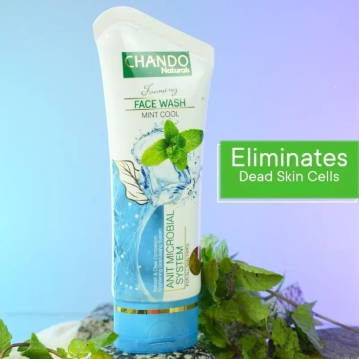Chando Naturals Face Wash 100ml, Rice Milk, Aloe Vera, Charcoal, Neem, Mint & Lemon Cleansing Face Wash - Image 8