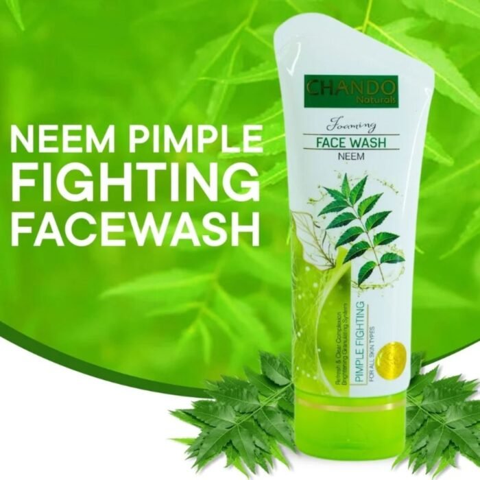 Chando Naturals Face Wash 100ml, Rice Milk, Aloe Vera, Charcoal, Neem, Mint & Lemon Cleansing Face Wash - Image 13