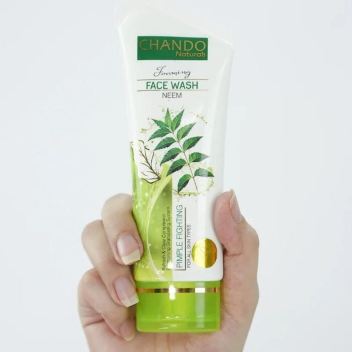 Chando Naturals Face Wash 100ml, Rice Milk, Aloe Vera, Charcoal, Neem, Mint & Lemon Cleansing Face Wash - Image 7
