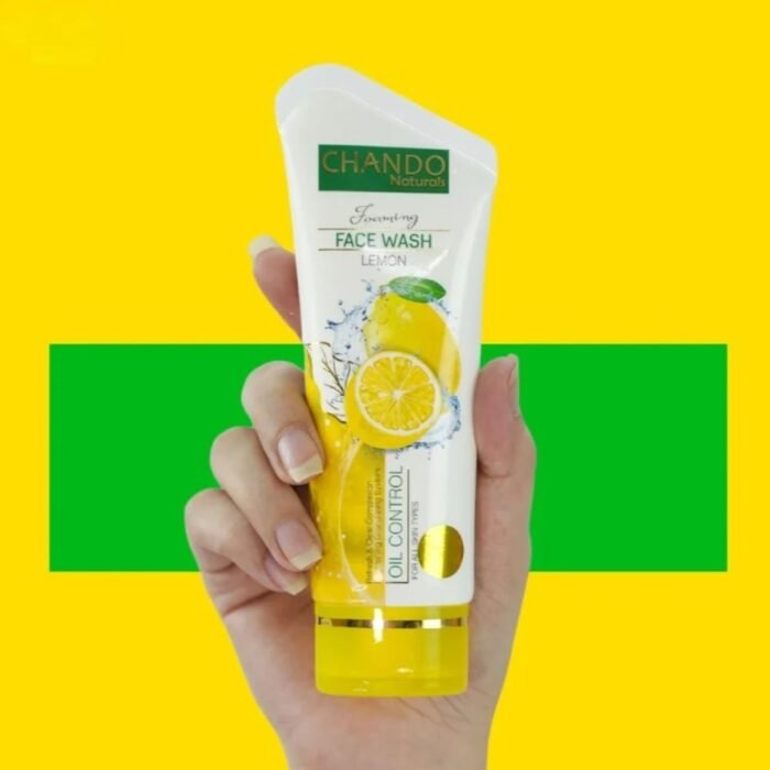 Chando Naturals Face Wash 100ml, Rice Milk, Aloe Vera, Charcoal, Neem, Mint & Lemon Cleansing Face Wash - Image 6