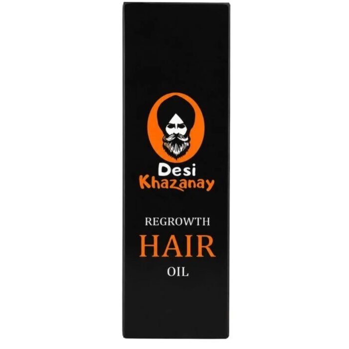 Desi Khazanay Regrowth Hair Oil, 25+ Herbs & Cold, Pressed Oils - Image 3