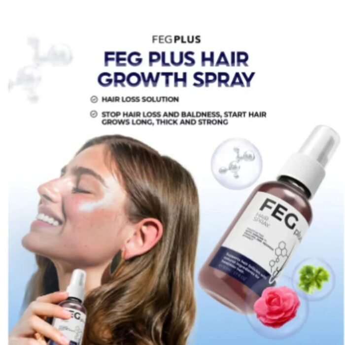 FEG Plus Hair Growth Spray 50ml, Anti-Hair Loss & Regrowth Formula - Image 6