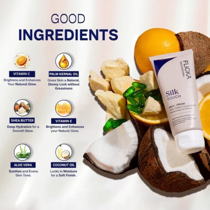 Flicka Silk Touch Concentrate 3,in,1, Primer, Moisturizer & Sunscreen - Image 4