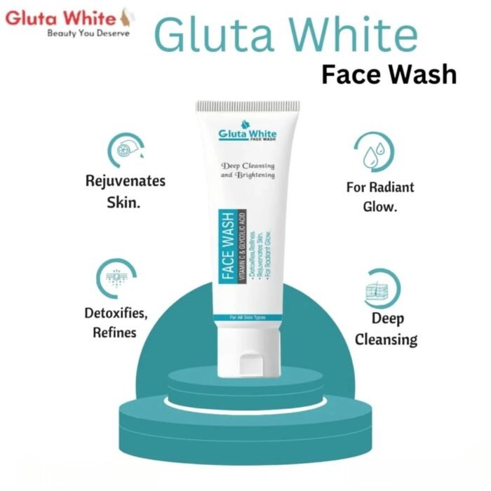 Gluta White Face Wash, Brightening & Oil Control Daily Cleanser - Image 3