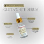 Gluta White Face Glowing Serum 30ml,  Glutathione Brightening & Hydrating Skincare - Image 2