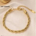Golden Rope Bracelet, Anklet, Unisex Stylish Chain - Image 3