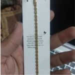 Golden Rope Bracelet, Anklet, Unisex Stylish Chain - Image 5