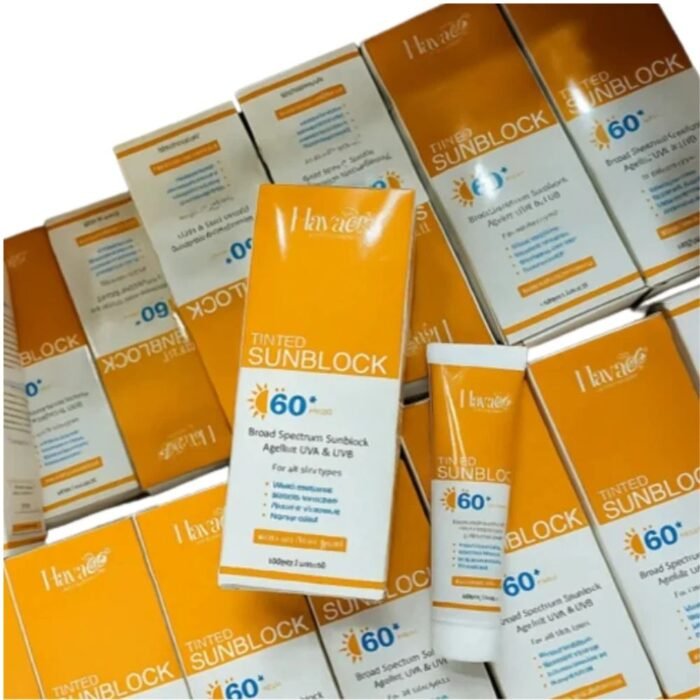 Haya Tinted Sunblock SPF 60+, Natural Tint & Broad Spectrum UV Protection - Image 4