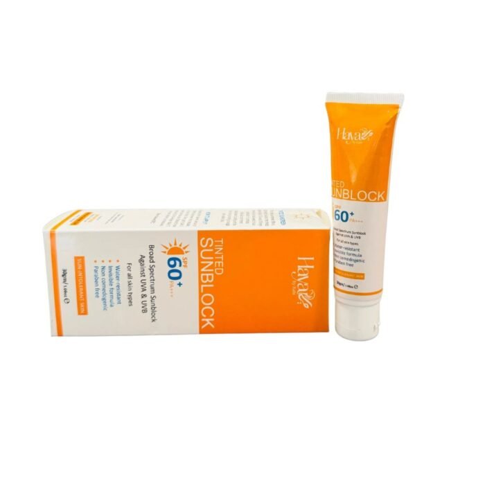 Haya Tinted Sunblock SPF 60+, Natural Tint & Broad Spectrum UV Protection - Image 5
