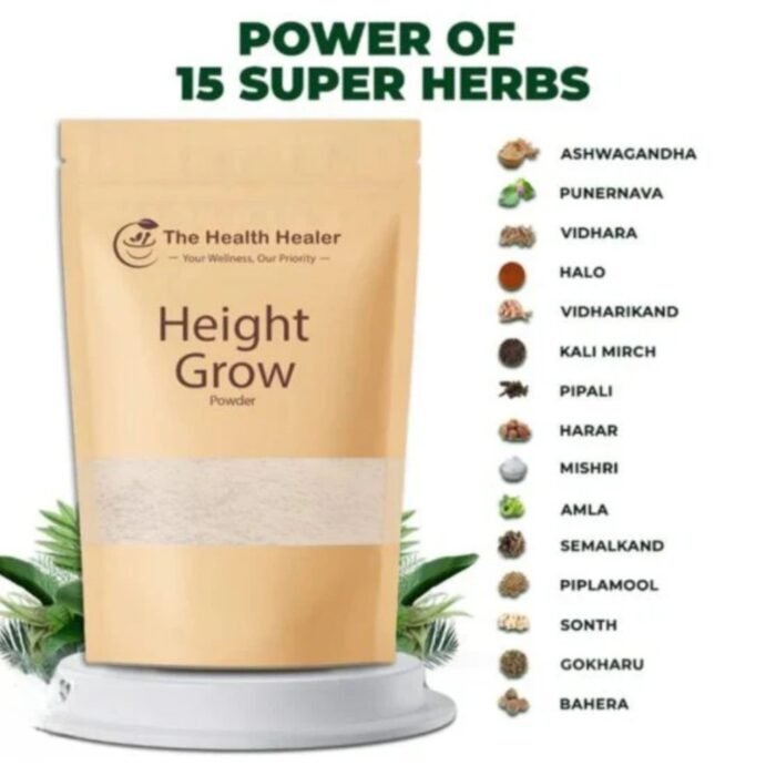 Health Healer Height Growth Powder 100g, Ayurvedic Herbal Supplement - Image 3