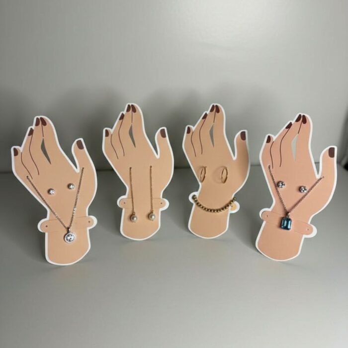 Jewelry Display Cards Pack of 4 for Earrings, Necklaces & Bracelets - Image 3