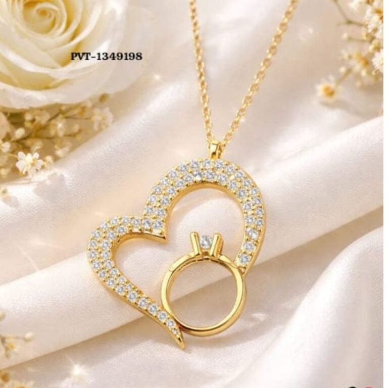 Korean Heart Locket With Ring 2