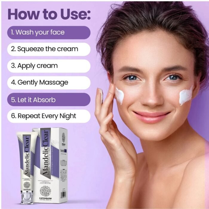 Mandelic Clear Intensely Revitalizing Cream,Advanced Brightening & Dark Spot Care - Image 3