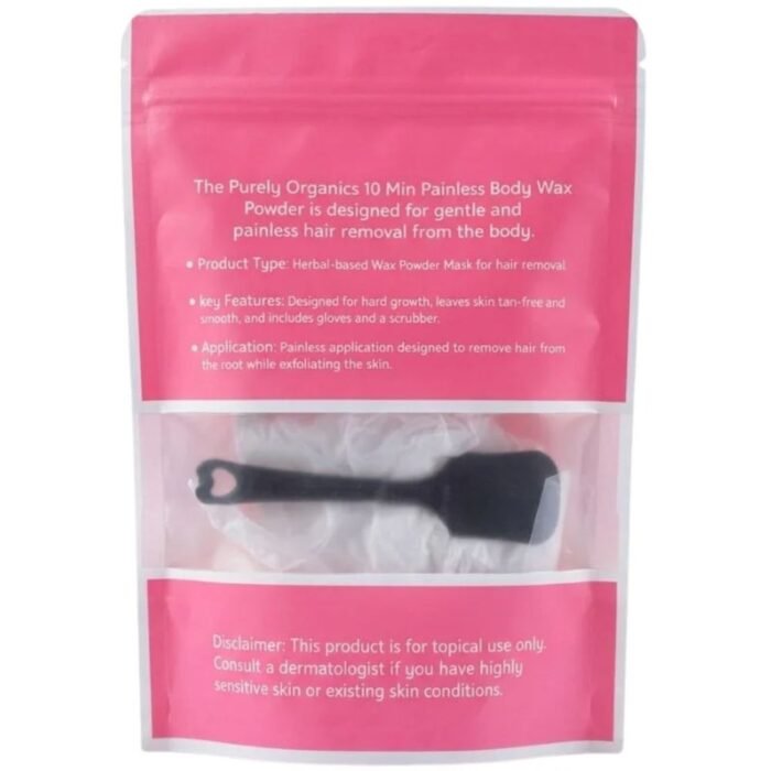 Meow Club Body Wax Powder 100g, 10-Min Hair Removal Powder with Spoon - Image 4