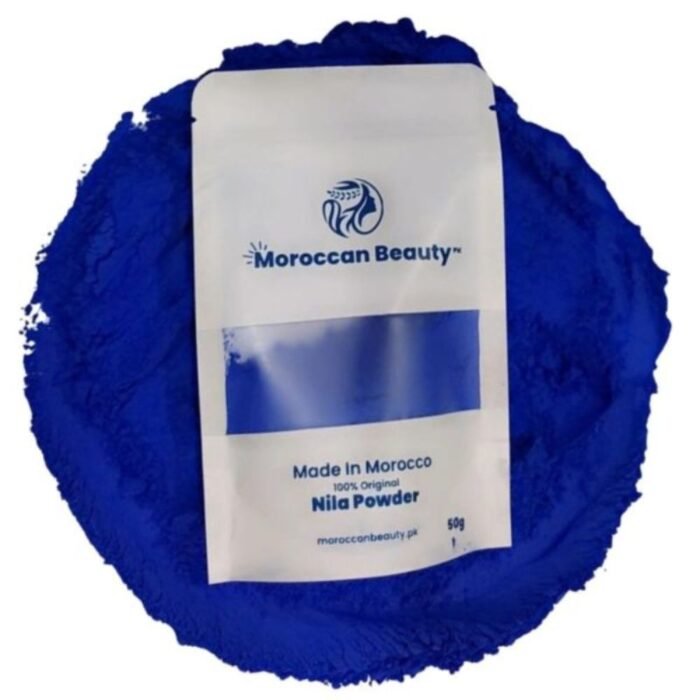 Moroccan Beauty Blue Nila Powder 50g, Natural Skin Care & Brightening Powder - Image 2