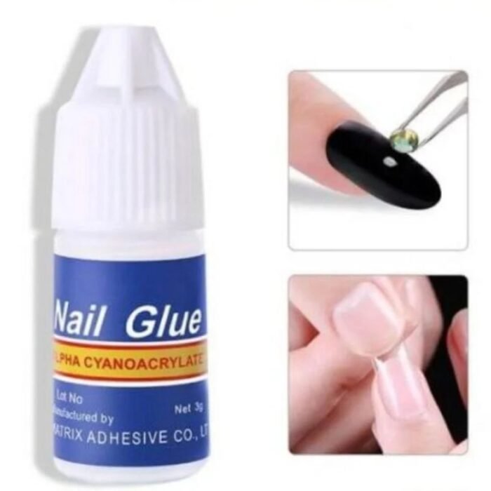 576 Pcs Multicolor Acrylic Artificial Nails Kit, 24 Colors & 12 Sizes - Image 4