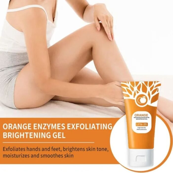 Orange Enzymes Exfoliating Brightening Gel LF16-35, Gentle Face Scrub - Image 4