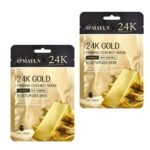 O’Mayln 24K Gold Firming Essence Mask 30ml Pack of 2, Skin Firming & Hydrating