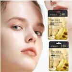 O’Mayln 24K Gold Firming Essence Mask 30ml Pack of 2, Skin Firming & Hydrating - Image 2