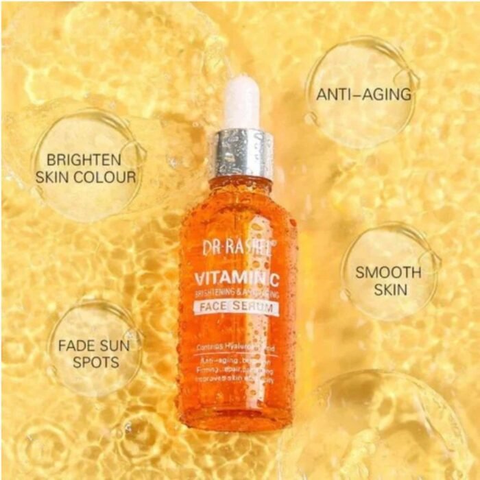 Dr. Rashel Vitamin C Brightening & Anti-Aging Face Serum 30ml, Radiance & Anti-Wrinkle - Image 2