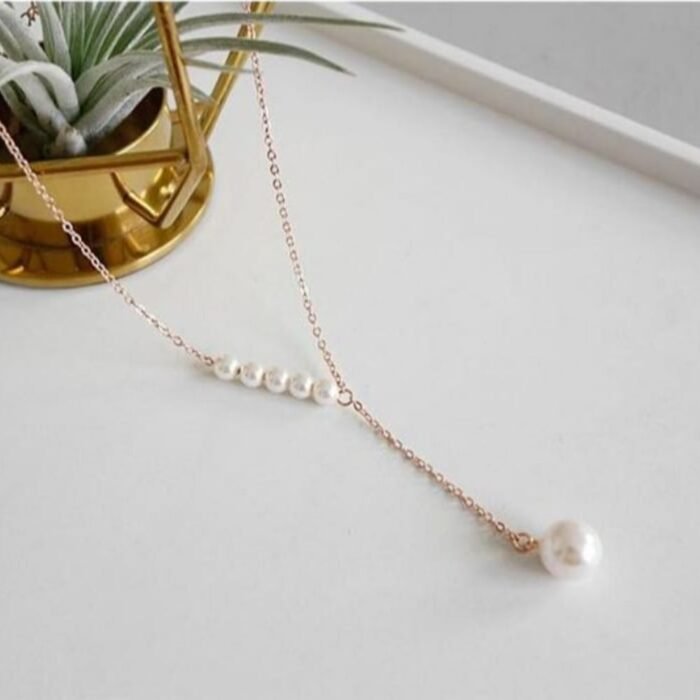 Silver Stylish Clavicle Pendant for Girls - Image 2