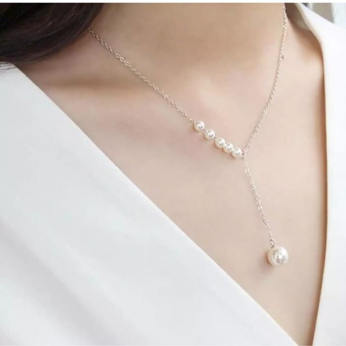 Silver Stylish Clavicle Pendant for Girls - Image 3