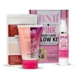BNB Pink Face Glow Kit, 3-in-1 Facial Wash, Saffron Mask & SPF