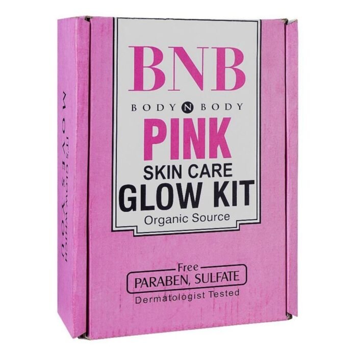 BNB Pink Face Glow Kit, 3-in-1 Facial Wash, Saffron Mask & SPF - Image 6