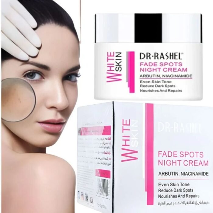 Dr. Rashel White Skin Fade Spots Night Cream 50g, Arbutin & Niacinami - Image 3