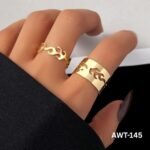 Star Couple Rings, Adjustable Matching Rings for Couples - Image 3