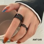 Star Couple Rings, Adjustable Matching Rings for Couples