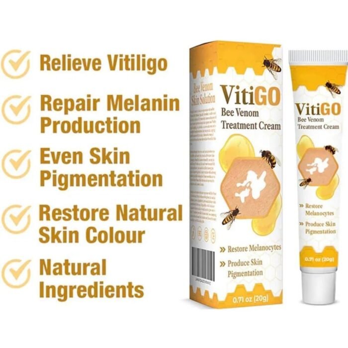 Vitigo Bee Venom Treatment Cream, Hydrating & Soothing Skin Care - Image 2