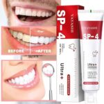 Yayashi SP-4 Ultra Whitening Toothpaste, Stain Remover & Fresh Mint Formula, 100g