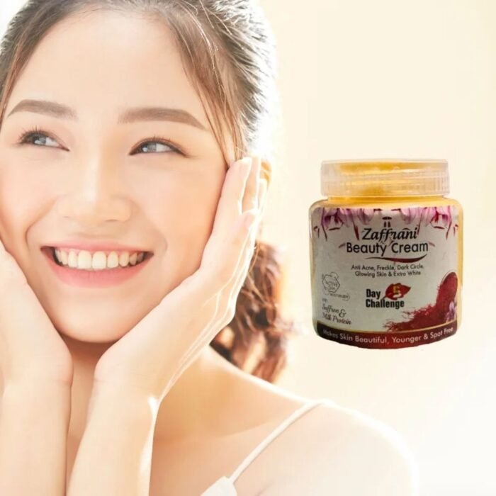 Zafrani Beauty Cream 100g, Anti Acne, Freckle, Dark Circle & Whitening Glow - Image 2
