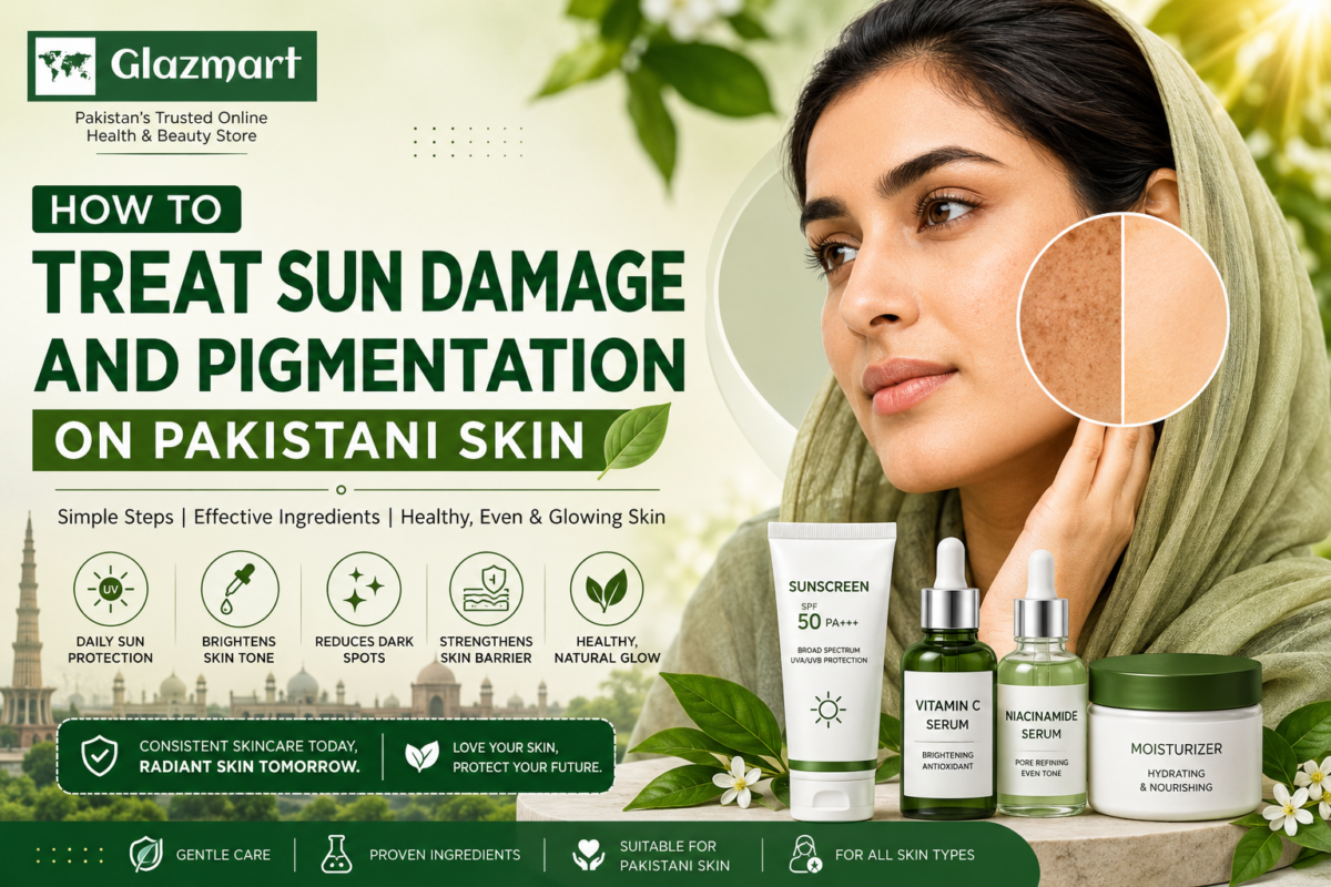 How to treat sun damage in Pakistan and reduce pigmentation
