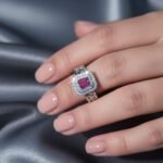 Sparkling Zircon Rings for Women, Adjustable Crystal Fashion Rings - Image 4