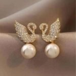 Swan Pearl Earrings 4
